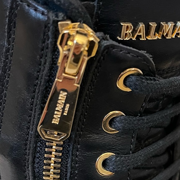 Balmain Army Quilted Leather Combat Boots 🖤 - Picture 10 of 15